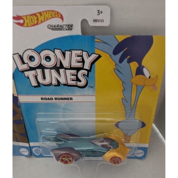 Hot Wheels Looney Tunes Tweety, Road Runner,  Daffy Duck, Wile E Coyote Lot Of 4 - Picture 4 of 8